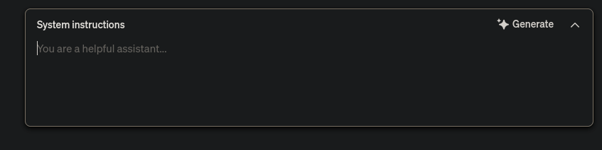 Meta Prompt for OpenAI Prompt Generator