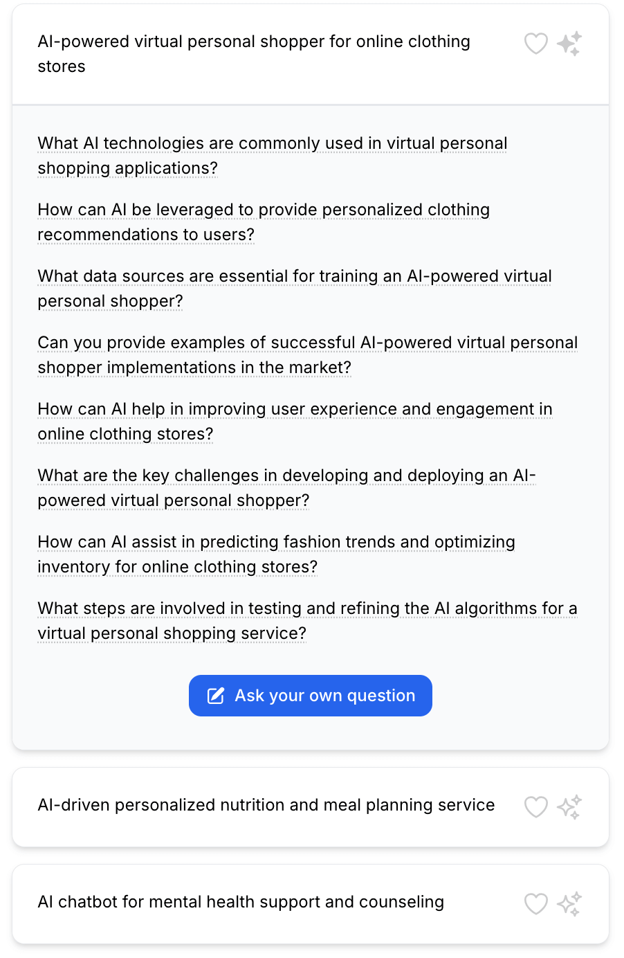 Idea Generator AI