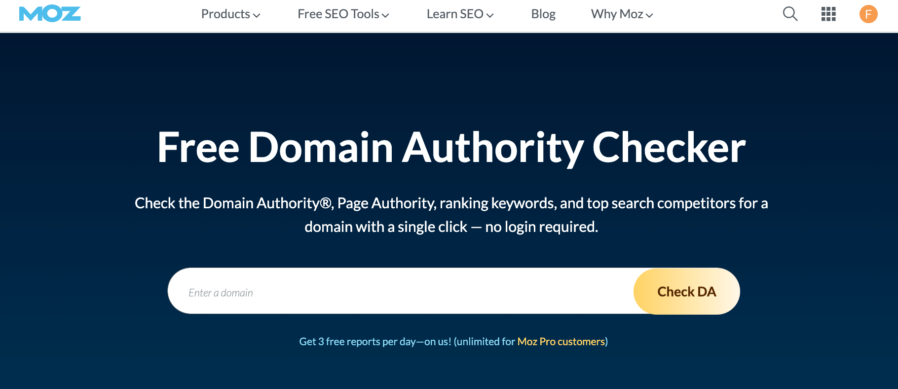 Moz Pro