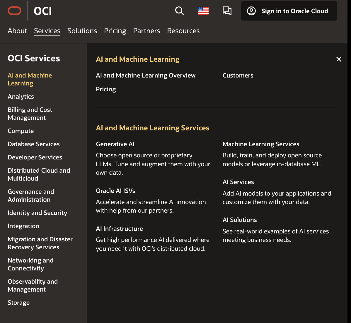 Oracle Cloud AI